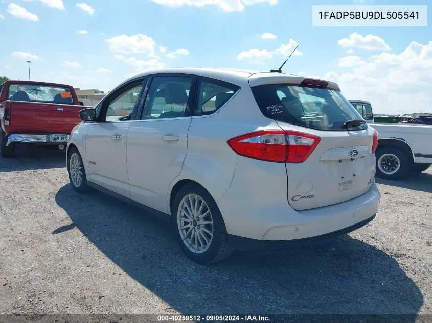 2013 Ford C-Max Hybrid Sel VIN: 1FADP5BU9DL505541 Lot: 40259512