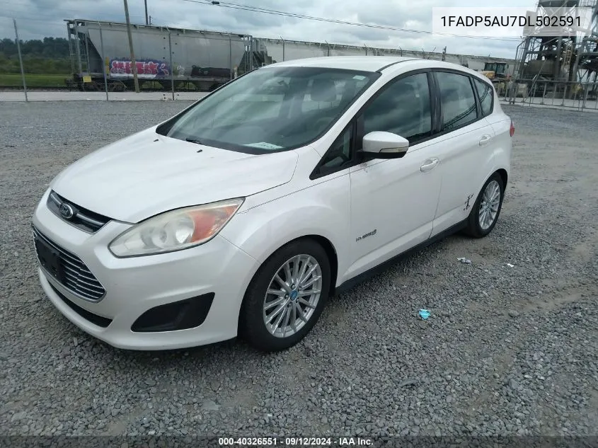 1FADP5AU7DL502591 2013 Ford C-Max Hybrid Se