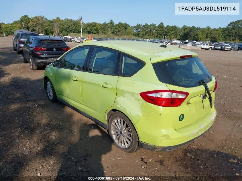 1FADP5AU3DL519114 2013 Ford C-Max Hybrid Se