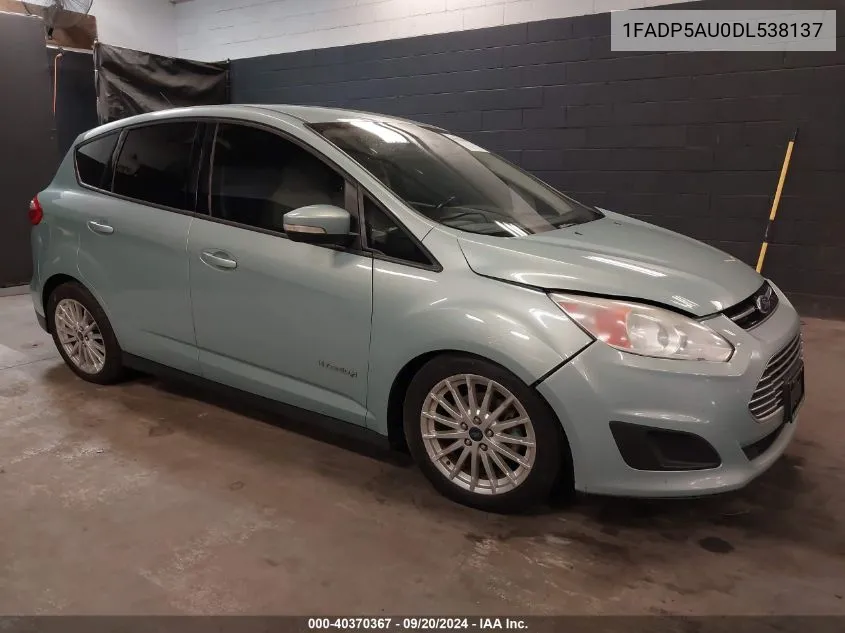 2013 Ford C-Max Hybrid Se VIN: 1FADP5AU0DL538137 Lot: 40370367