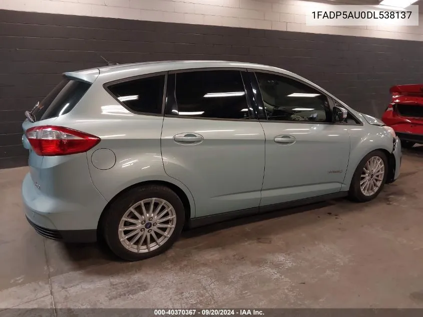 1FADP5AU0DL538137 2013 Ford C-Max Hybrid Se