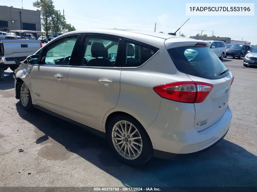 2013 Ford C-Max Energi Sel VIN: 1FADP5CU7DL553196 Lot: 40370768