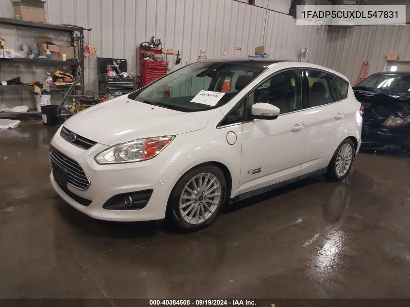 2013 Ford C-Max Energi Sel VIN: 1FADP5CUXDL547831 Lot: 40384508