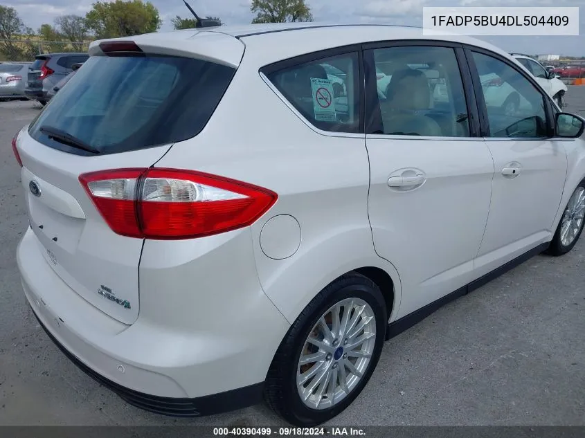 2013 Ford C-Max Hybrid Sel VIN: 1FADP5BU4DL504409 Lot: 40390499