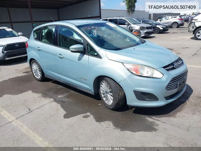 2013 Ford C-Max Hybrid Se VIN: 1FADP5AU6DL507409 Lot: 40400551