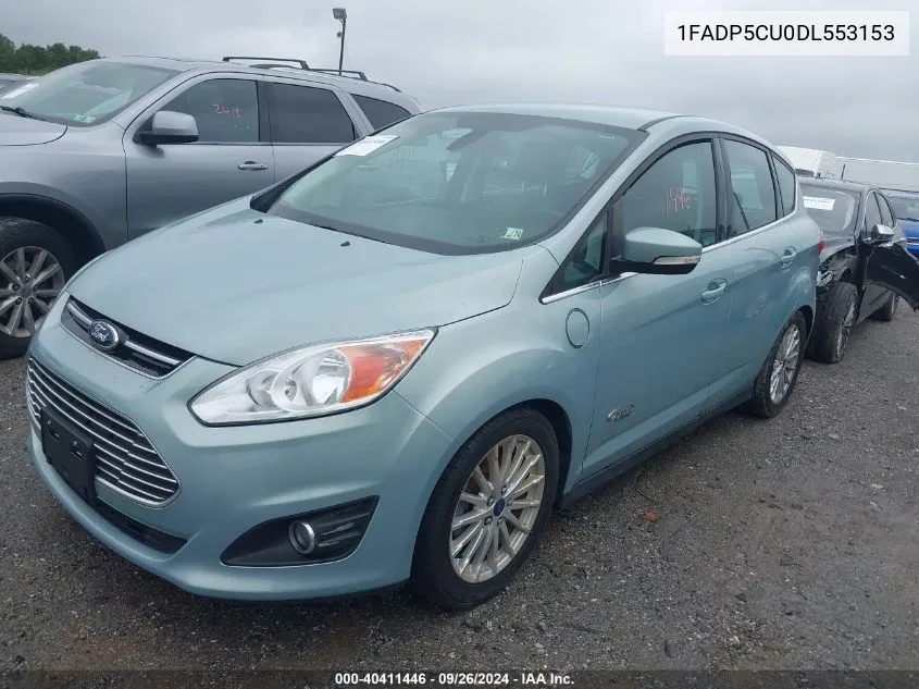 2013 Ford C-Max Energi Sel VIN: 1FADP5CU0DL553153 Lot: 40882014