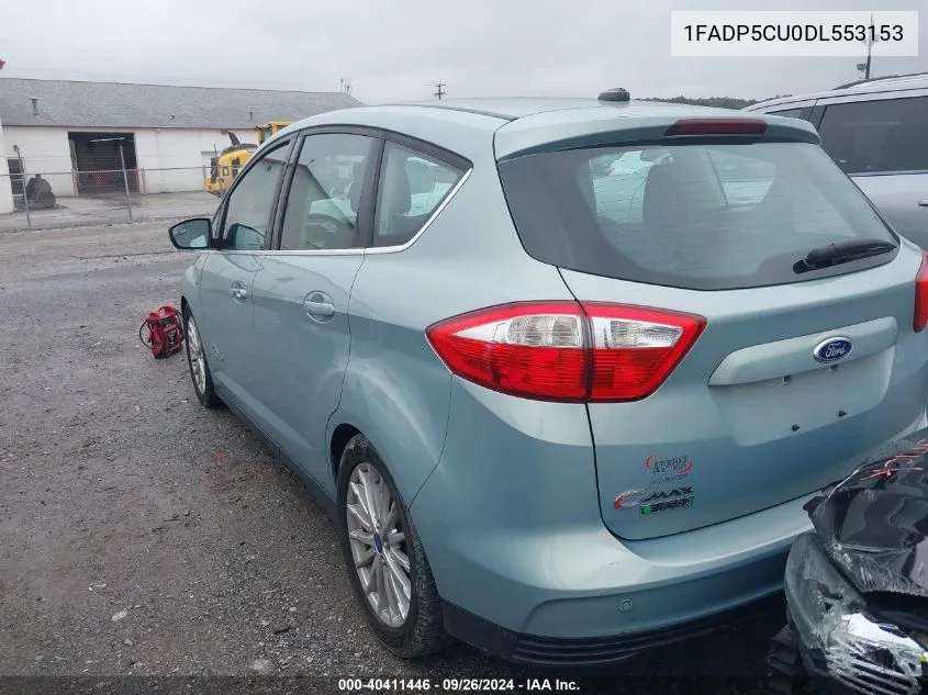 2013 Ford C-Max Energi Sel VIN: 1FADP5CU0DL553153 Lot: 40882014