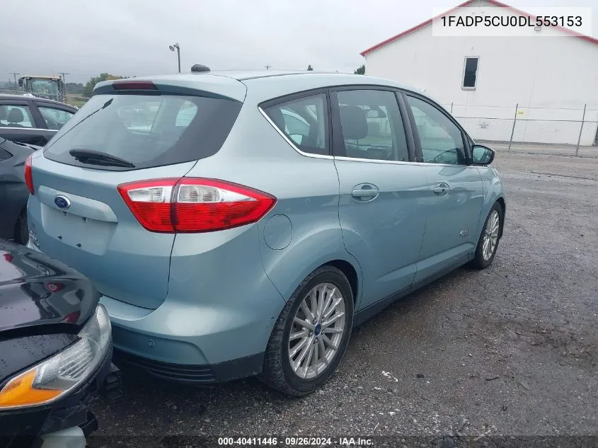 2013 Ford C-Max Energi Sel VIN: 1FADP5CU0DL553153 Lot: 40882014