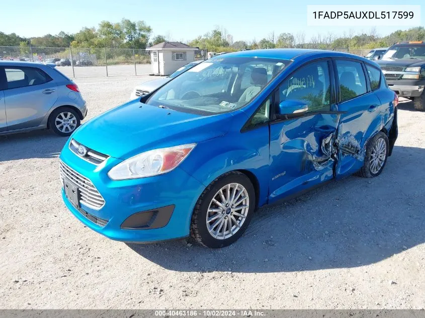 2013 Ford C-Max Hybrid Se VIN: 1FADP5AUXDL517599 Lot: 40463186