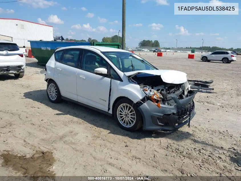 2013 Ford C-Max Hybrid Se VIN: 1FADP5AU5DL538425 Lot: 40516773