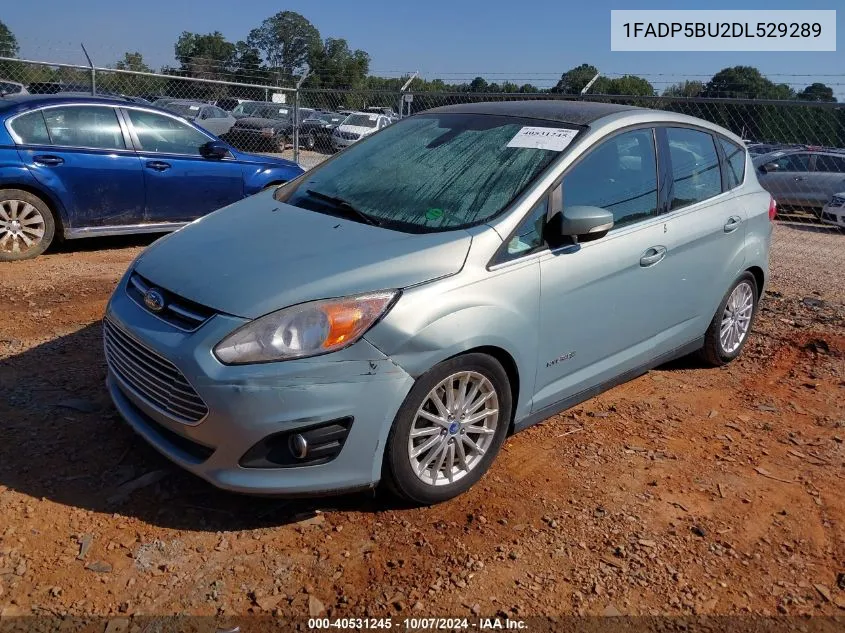 2013 Ford C-Max Hybrid Sel VIN: 1FADP5BU2DL529289 Lot: 40531245