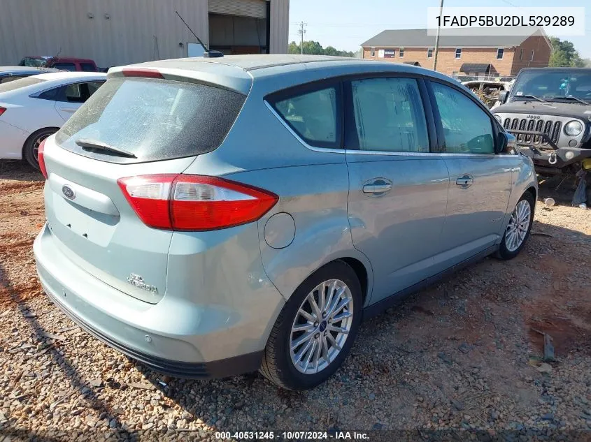 2013 Ford C-Max Hybrid Sel VIN: 1FADP5BU2DL529289 Lot: 40531245