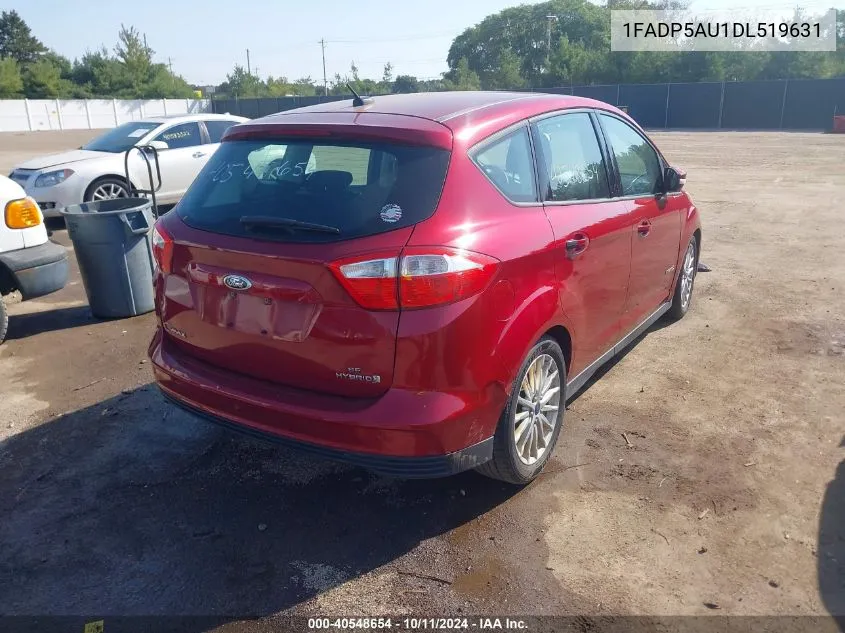 2013 Ford C-Max Hybrid Se VIN: 1FADP5AU1DL519631 Lot: 40548654