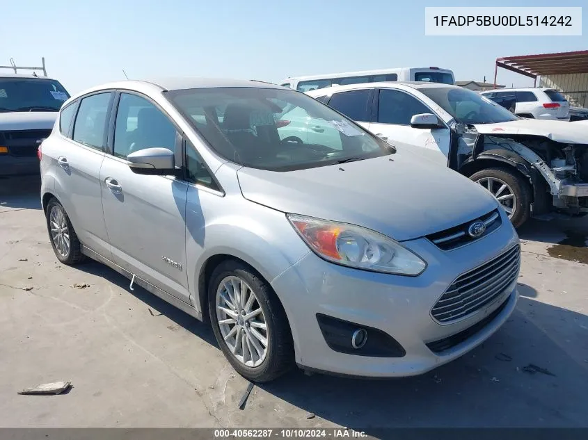 2013 Ford C-Max Hybrid Sel VIN: 1FADP5BU0DL514242 Lot: 40562287