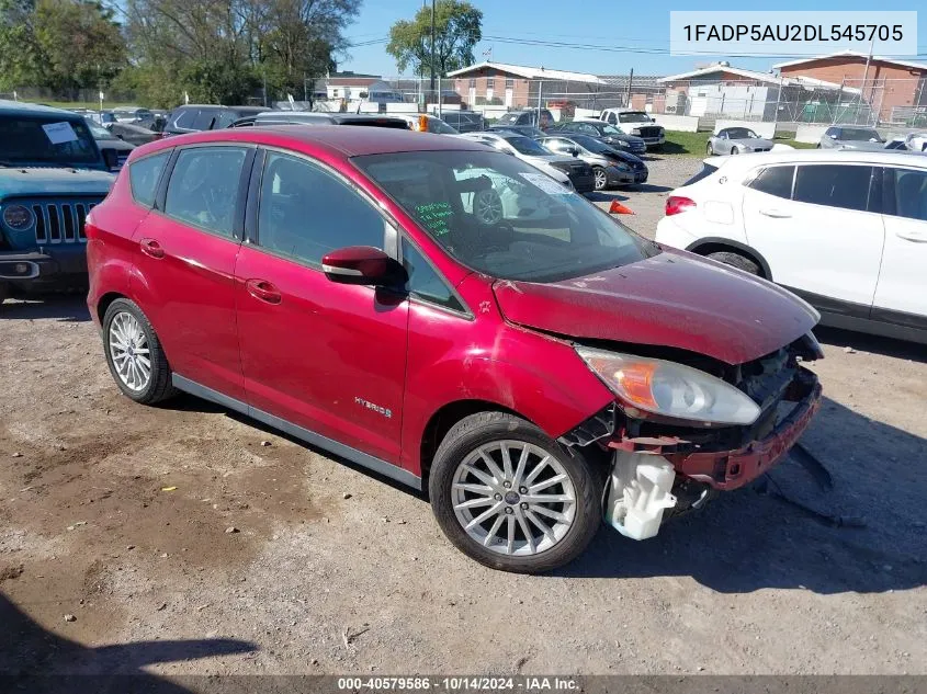 2013 Ford C-Max Hybrid Se VIN: 1FADP5AU2DL545705 Lot: 40579586