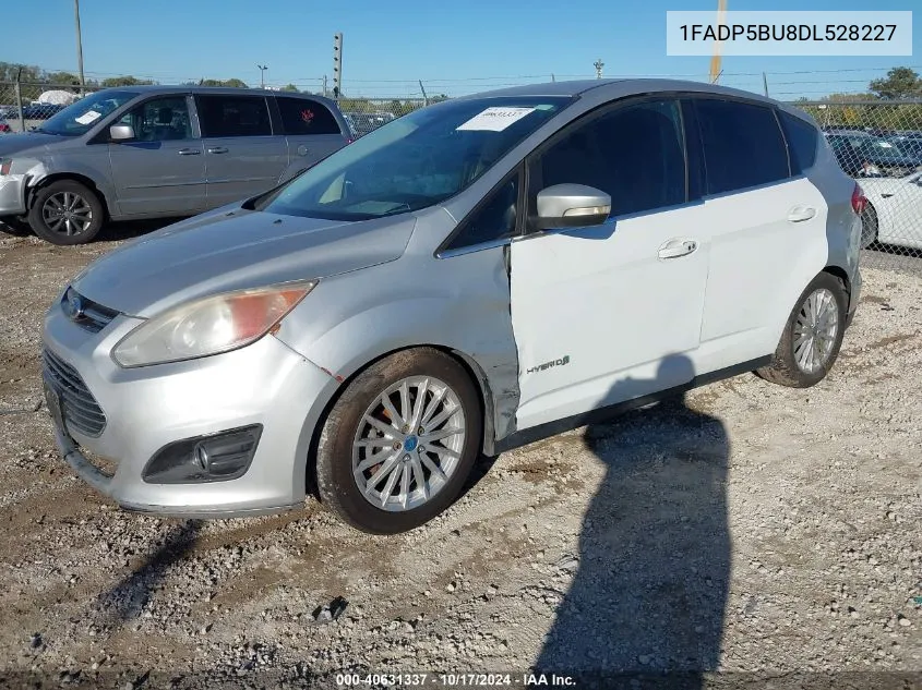 2013 Ford C-Max Hybrid Sel VIN: 1FADP5BU8DL528227 Lot: 40631337