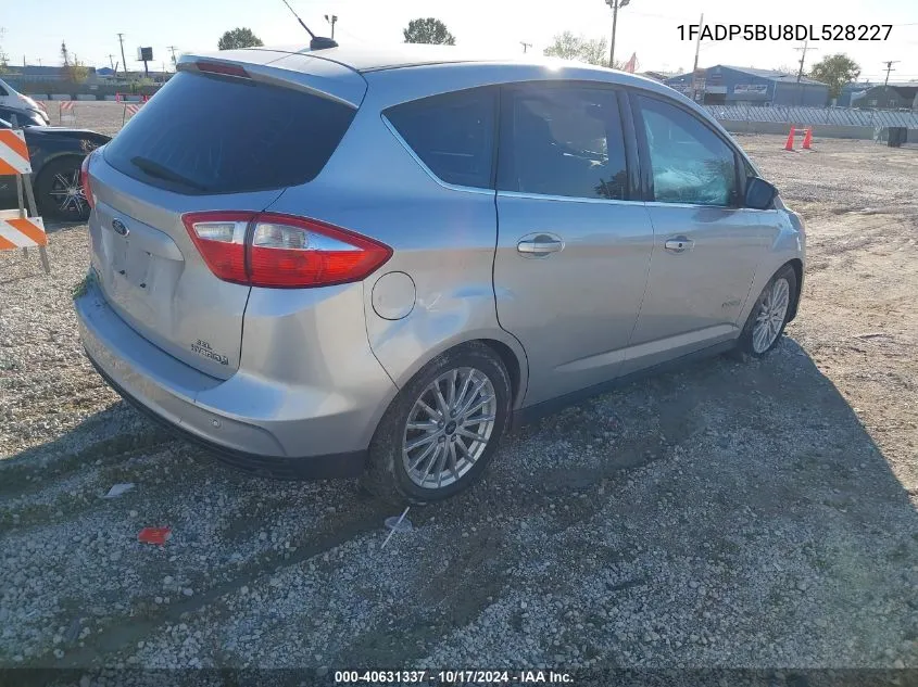 2013 Ford C-Max Hybrid Sel VIN: 1FADP5BU8DL528227 Lot: 40631337