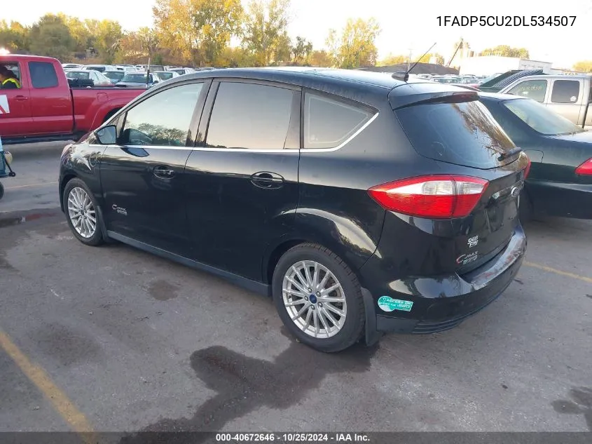 2013 Ford C-Max Sel VIN: 1FADP5CU2DL534507 Lot: 40672646