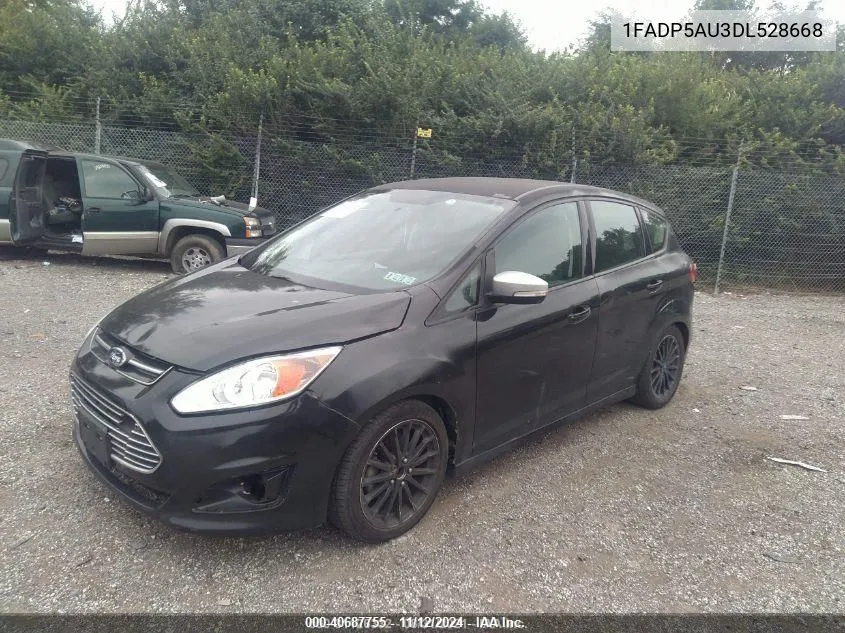 2013 Ford C-Max Hybrid Se VIN: 1FADP5AU3DL528668 Lot: 40687755