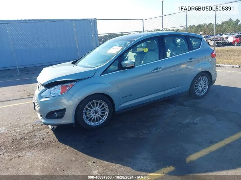 2013 Ford C-Max Hybrid Sel VIN: 1FADP5BU5DL505391 Lot: 40697958