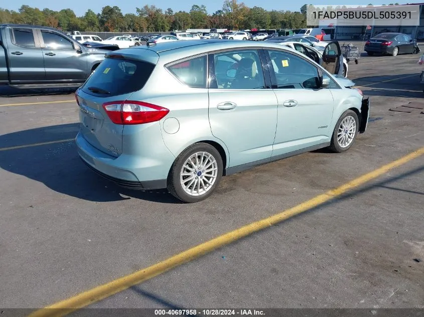 2013 Ford C-Max Hybrid Sel VIN: 1FADP5BU5DL505391 Lot: 40697958