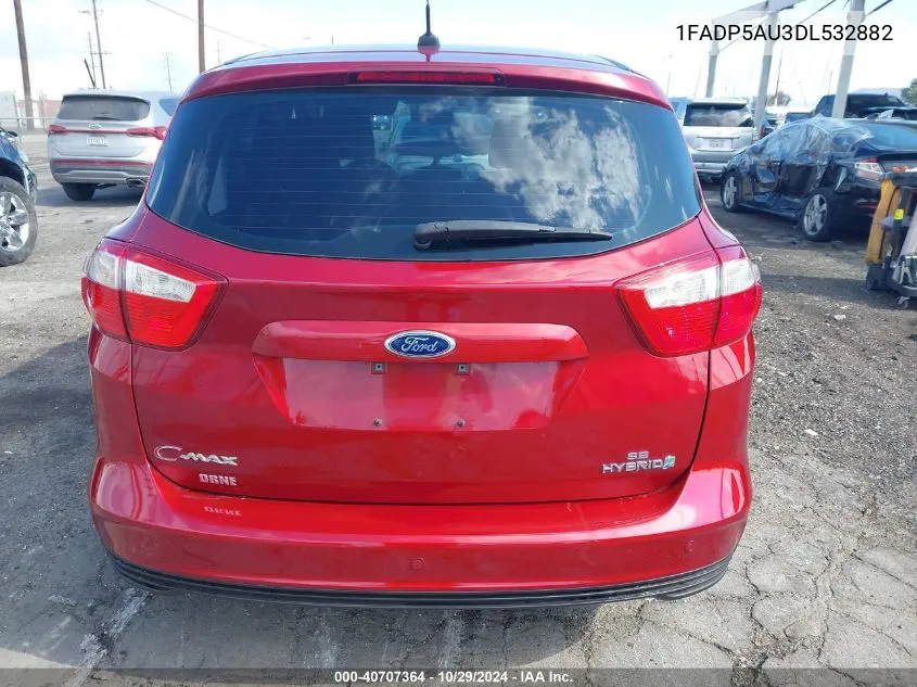 2013 Ford C-Max Hybrid Se VIN: 1FADP5AU3DL532882 Lot: 40707364