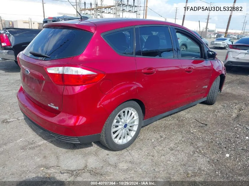 2013 Ford C-Max Hybrid Se VIN: 1FADP5AU3DL532882 Lot: 40707364