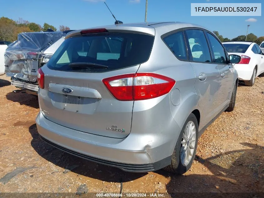 2013 Ford C-Max Hybrid Se VIN: 1FADP5AU0DL530247 Lot: 40708886