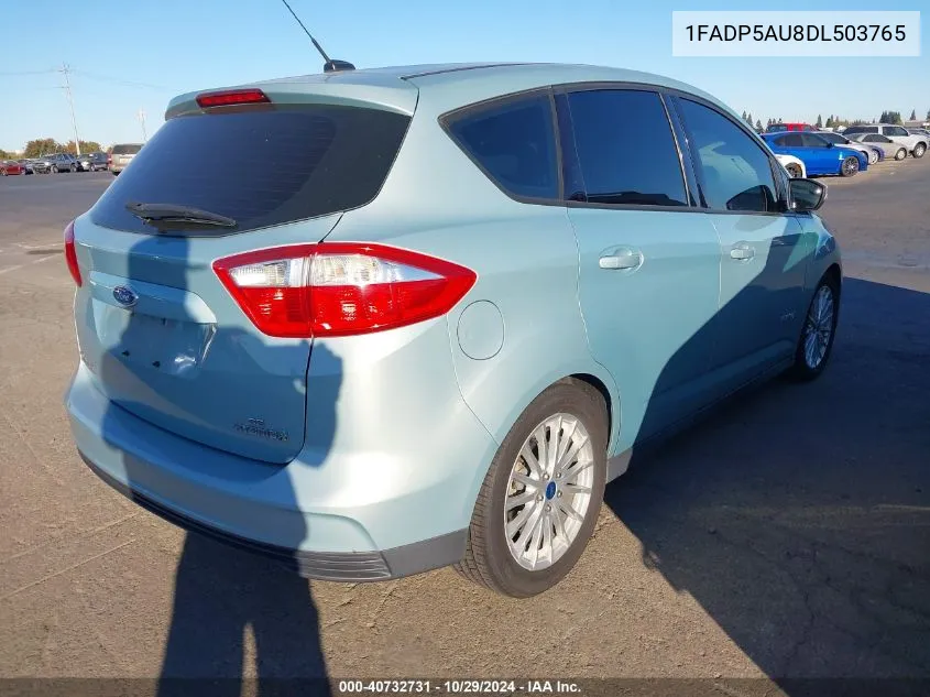 2013 Ford C-Max Hybrid Se VIN: 1FADP5AU8DL503765 Lot: 40732731