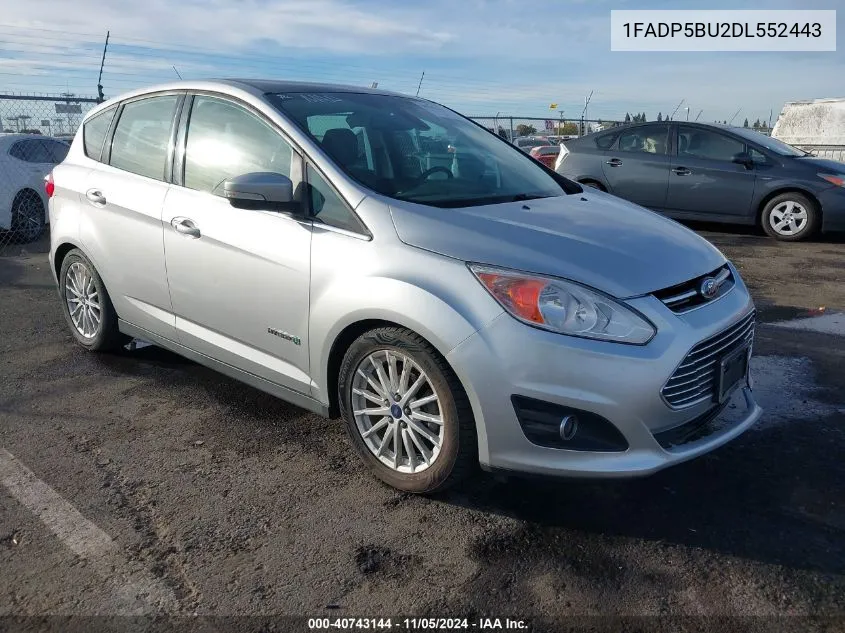 2013 Ford C-Max Hybrid Sel VIN: 1FADP5BU2DL552443 Lot: 40743144