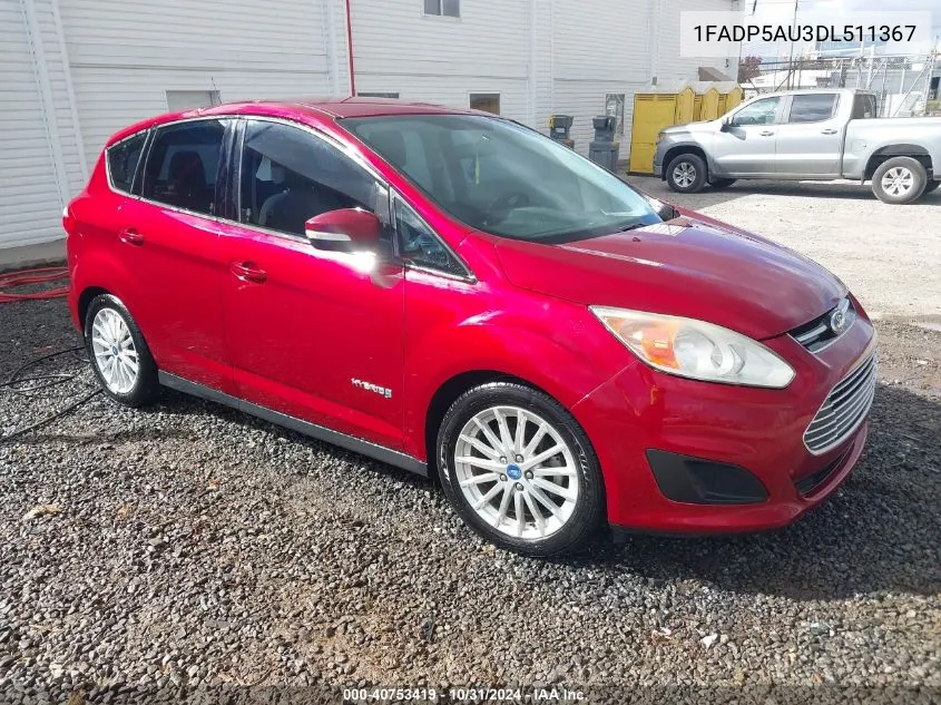 2013 Ford C-Max Hybrid Se VIN: 1FADP5AU3DL511367 Lot: 40753419