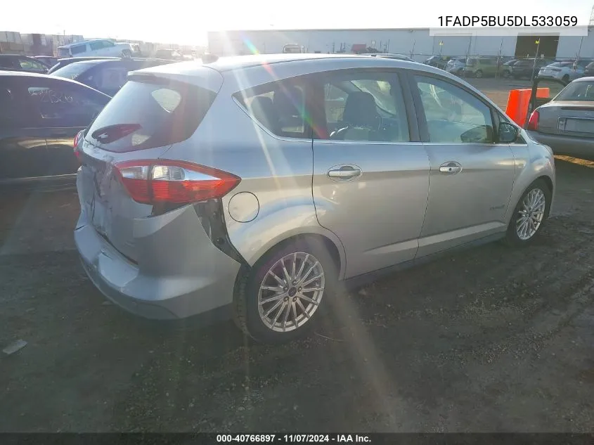 2013 Ford C-Max Hybrid Sel VIN: 1FADP5BU5DL533059 Lot: 40766897