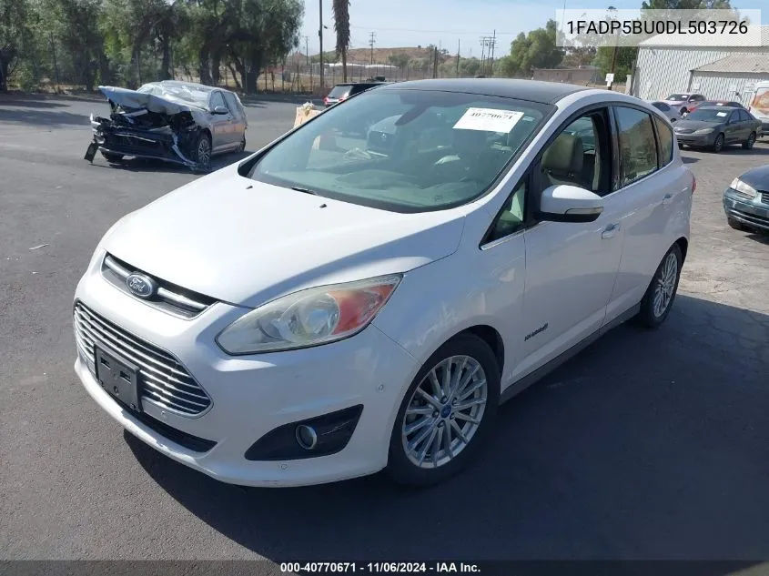 2013 Ford C-Max Hybrid Sel VIN: 1FADP5BU0DL503726 Lot: 40770671