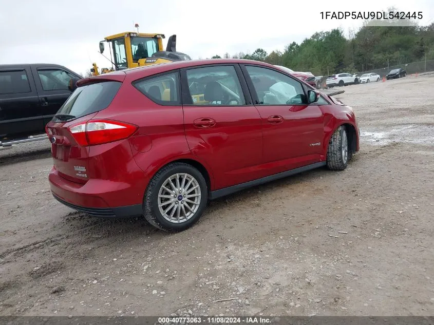 2013 Ford C-Max Hybrid Se VIN: 1FADP5AU9DL542445 Lot: 40773063