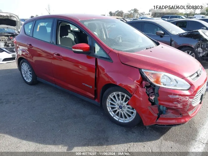 2013 Ford C-Max Hybrid Se VIN: 1FADP5AU6DL508303 Lot: 40778207