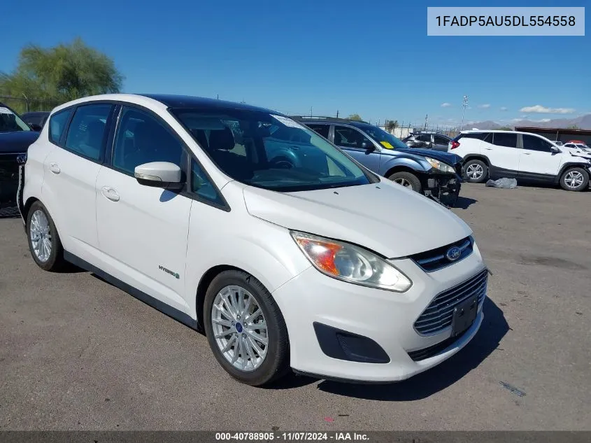 2013 Ford C-Max Hybrid Se VIN: 1FADP5AU5DL554558 Lot: 40788905