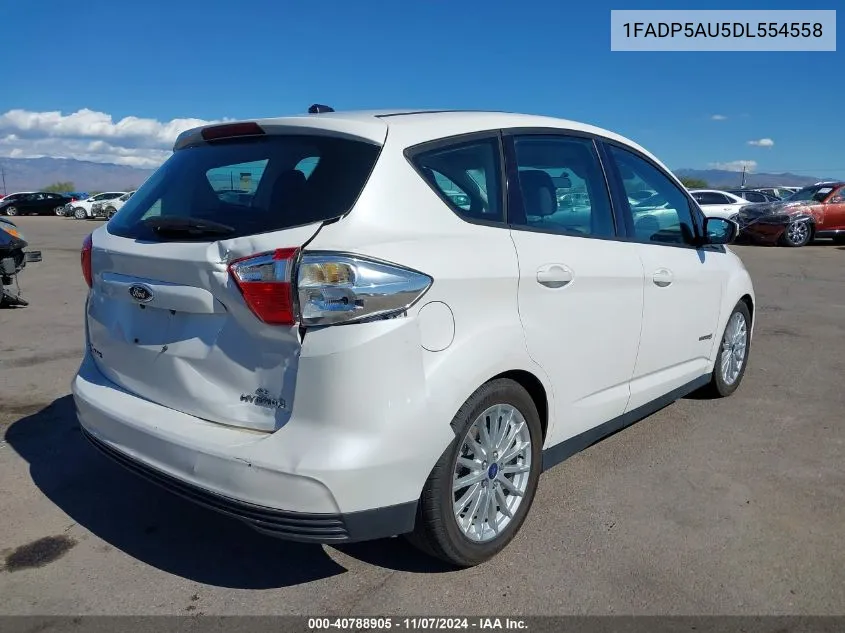 2013 Ford C-Max Hybrid Se VIN: 1FADP5AU5DL554558 Lot: 40788905