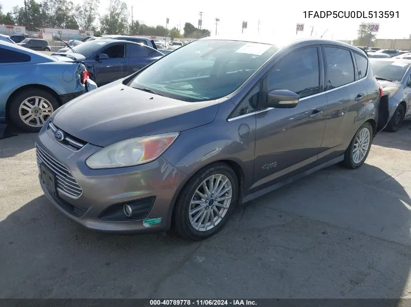 2013 Ford C-Max Energi Sel VIN: 1FADP5CU0DL513591 Lot: 40789778