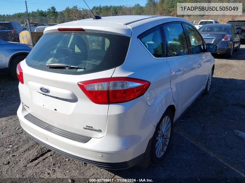 2013 Ford C-Max Hybrid Sel VIN: 1FADP5BU5DL505049 Lot: 40798617