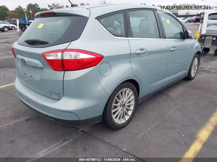 2013 Ford C-Max Hybrid Sel VIN: 1FADP5BU5DL505391 Lot: 40799112