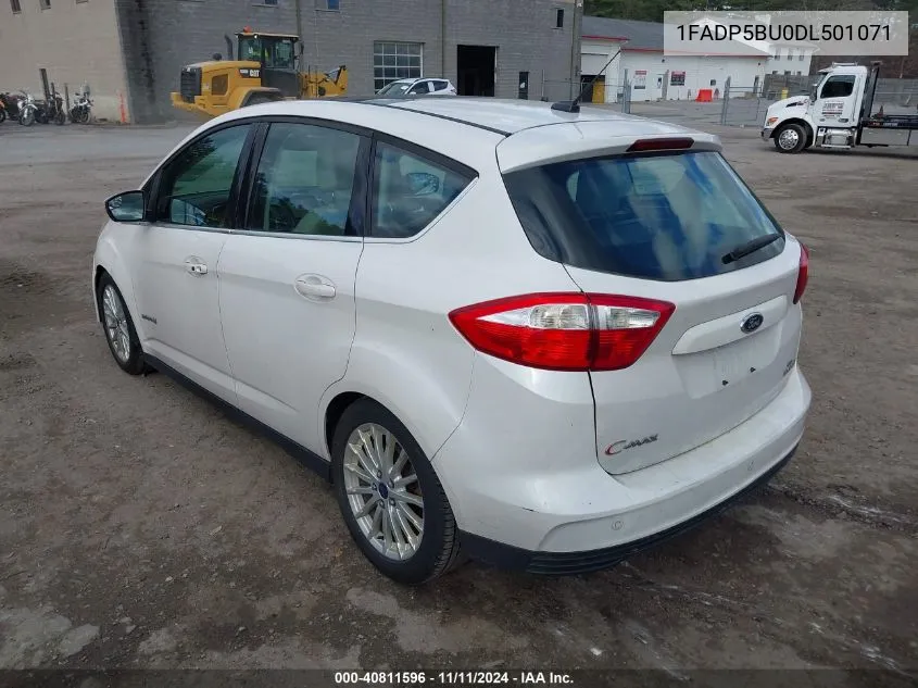 2013 Ford C-Max Hybrid Sel VIN: 1FADP5BU0DL501071 Lot: 40811596