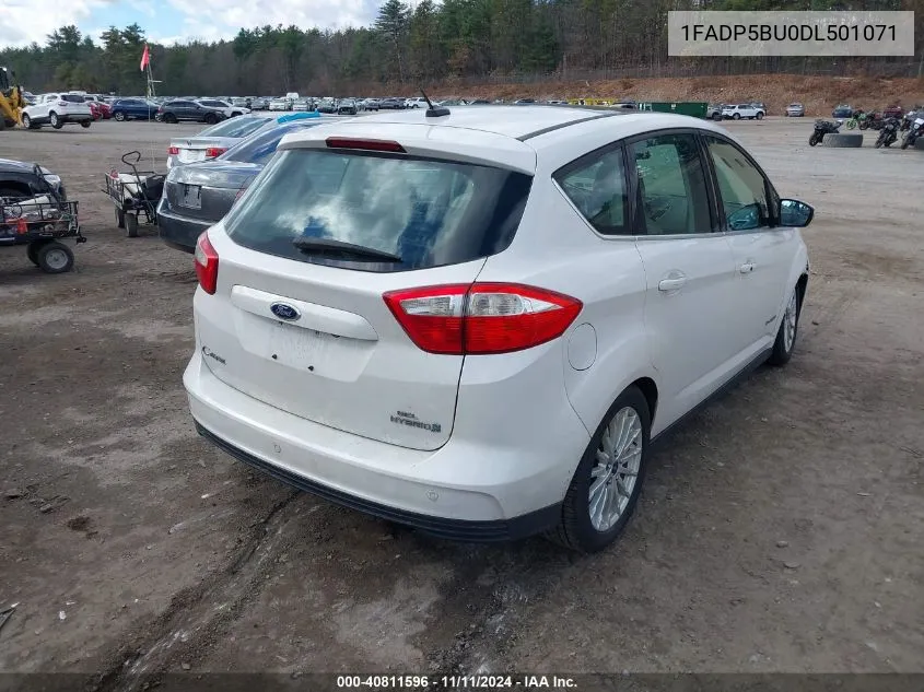 2013 Ford C-Max Hybrid Sel VIN: 1FADP5BU0DL501071 Lot: 40811596