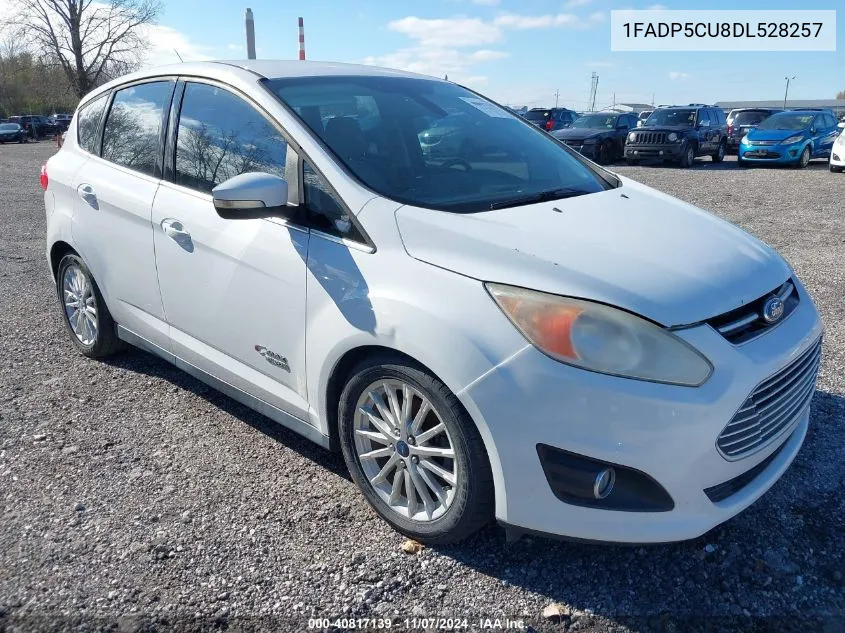 2013 Ford C-Max Energi Sel VIN: 1FADP5CU8DL528257 Lot: 40817139