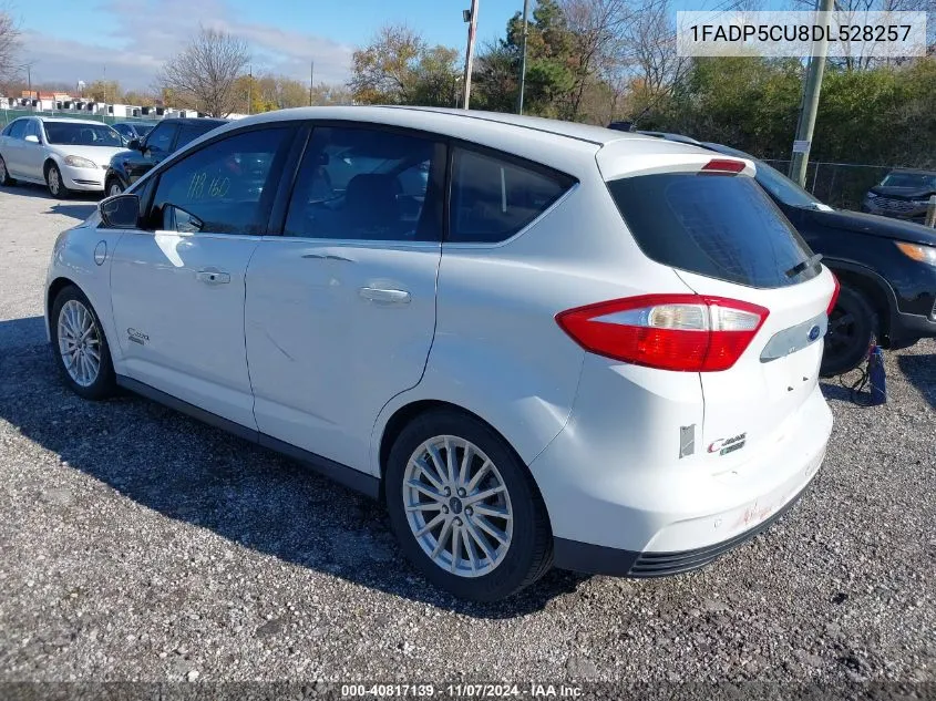 2013 Ford C-Max Energi Sel VIN: 1FADP5CU8DL528257 Lot: 40817139