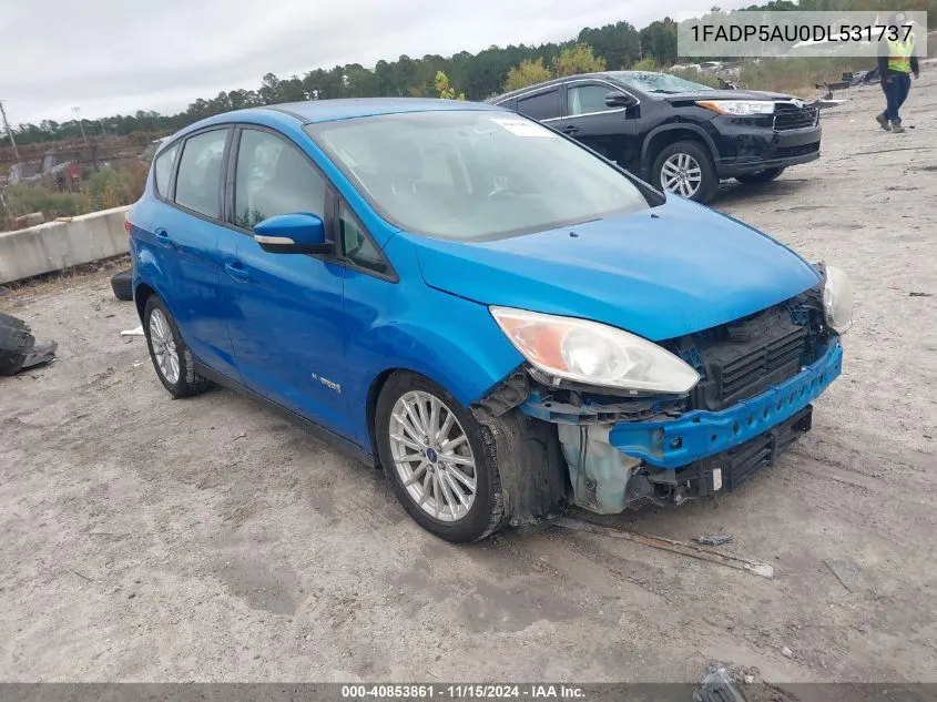 2013 Ford C-Max Hybrid Se VIN: 1FADP5AU0DL531737 Lot: 40853861