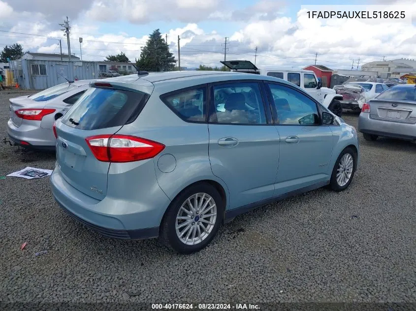 2014 Ford C-Max Hybrid Se VIN: 1FADP5AUXEL518625 Lot: 40176624