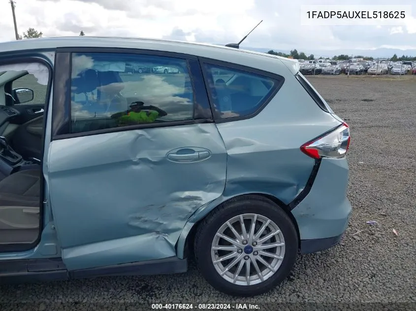 1FADP5AUXEL518625 2014 Ford C-Max Hybrid Se