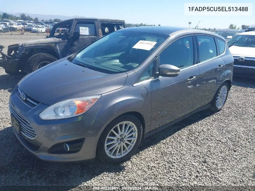 2014 Ford C-Max Energi Sel VIN: 1FADP5CU5EL513488 Lot: 40222661