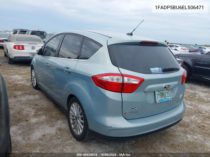 2014 Ford C-Max Hybrid Sel VIN: 1FADP5BU6EL506471 Lot: 40529818