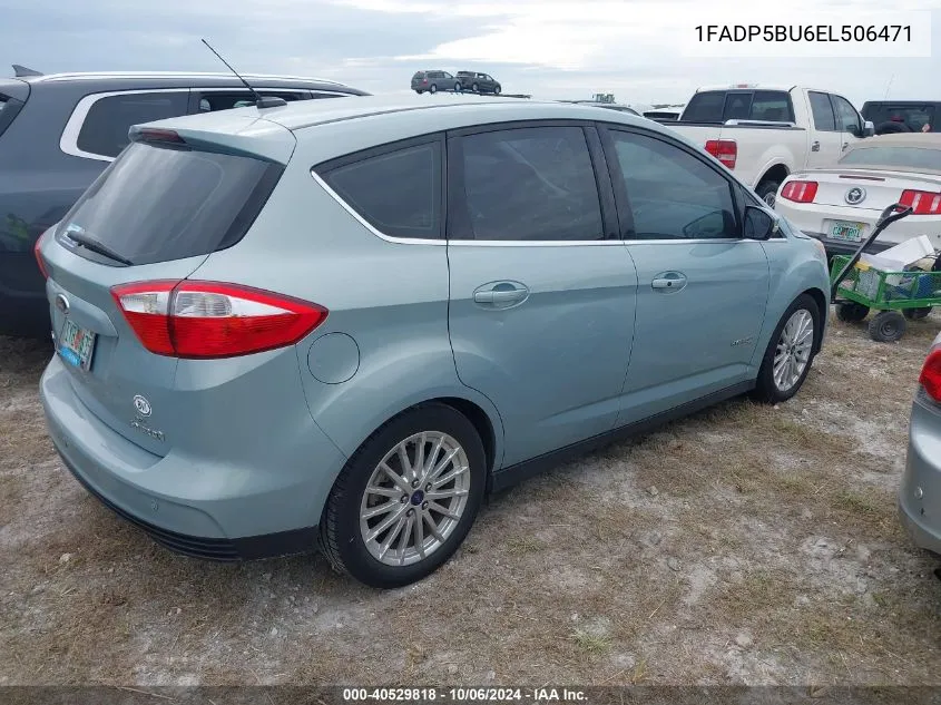 2014 Ford C-Max Hybrid Sel VIN: 1FADP5BU6EL506471 Lot: 40529818